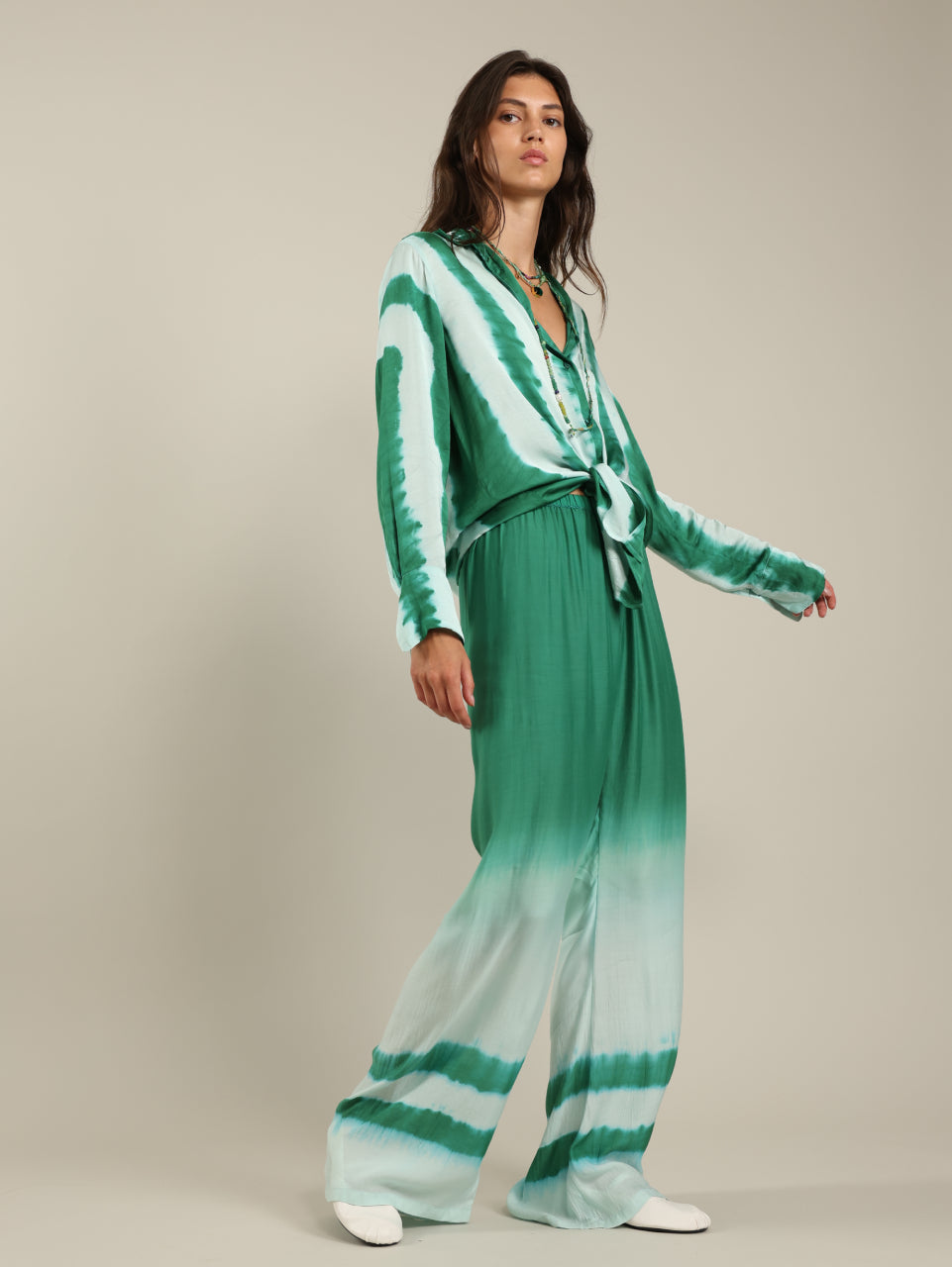 Tie Dye Wide Leg Pant