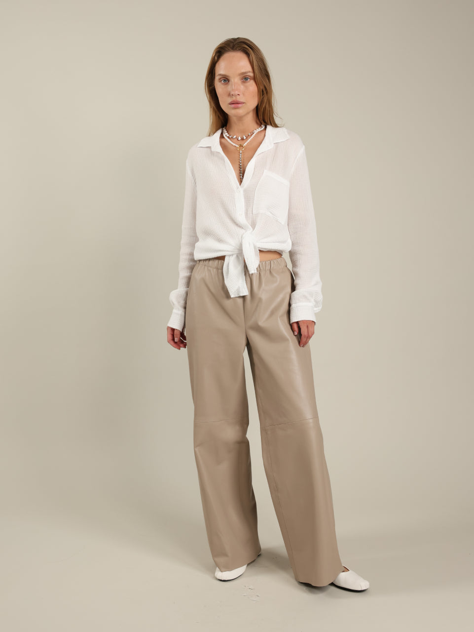 Leather pants