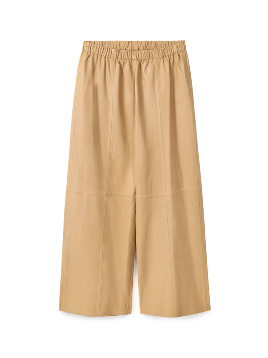 Wide leg Leather pants