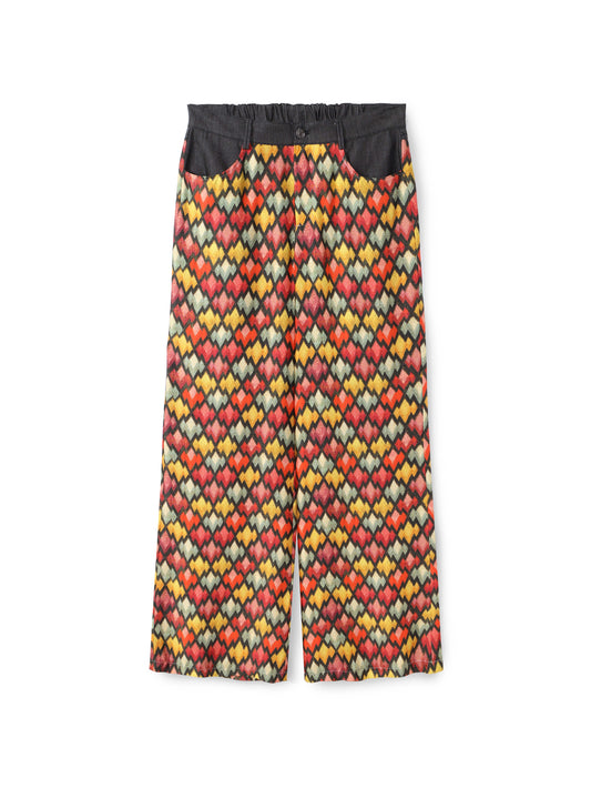 Sandra Combined Denim Pants