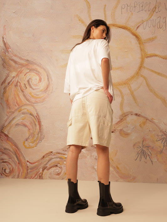 Fly Front Cargo Shorts