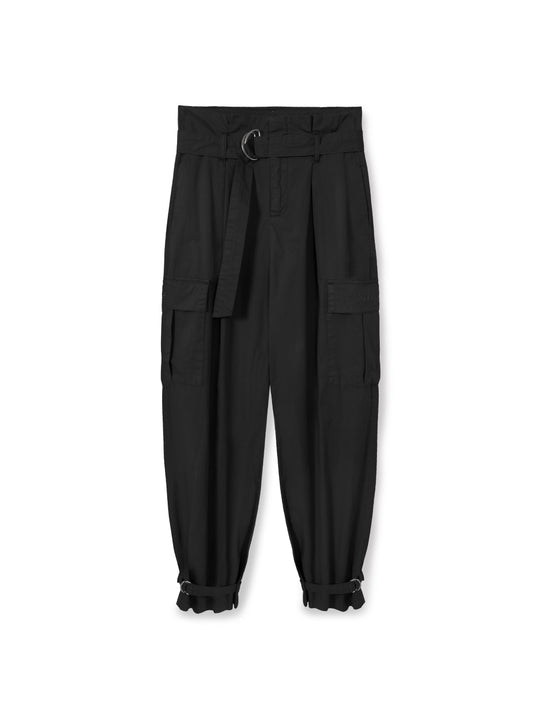 Belted Waist Utility Pants