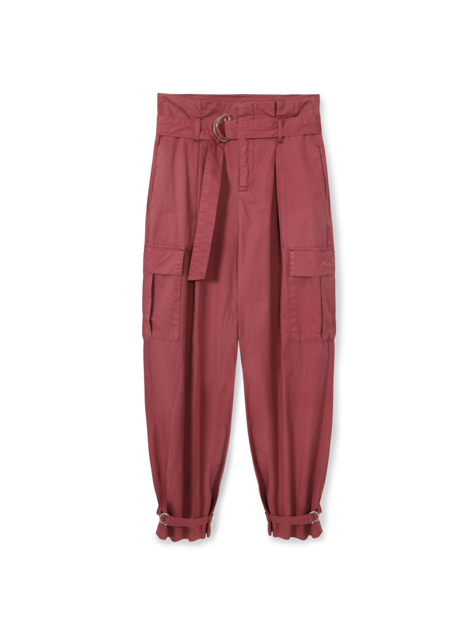 Belted Waist Utility Pants