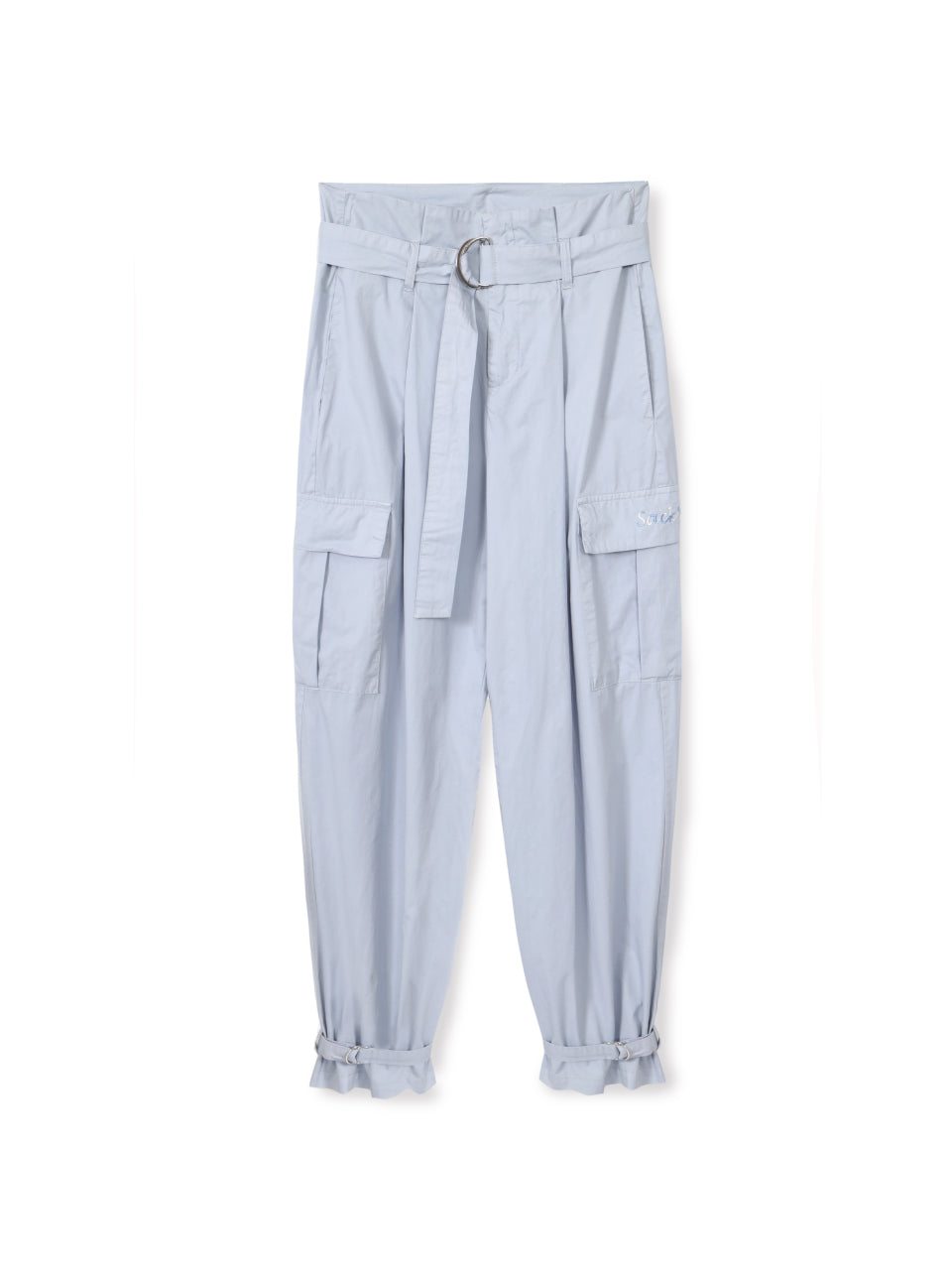 Belted Waist Utility Pants