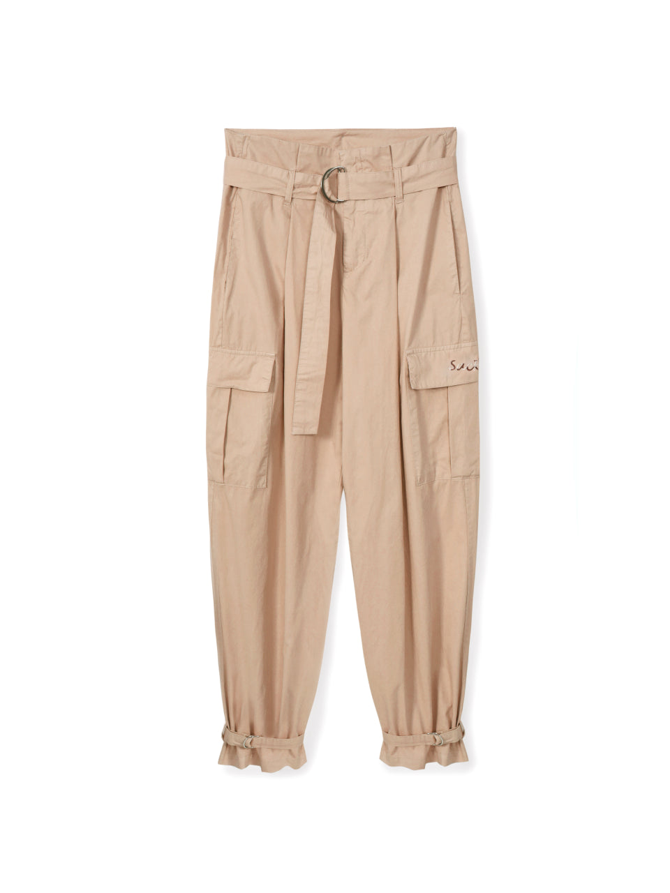 Belted Waist Utility Pants