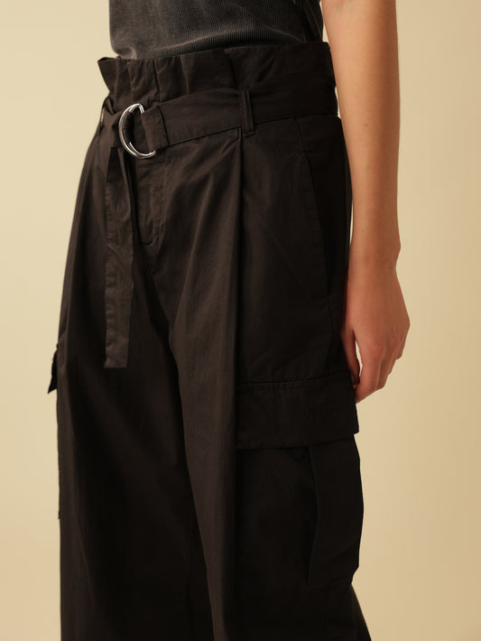 Belted Waist Utility Pants