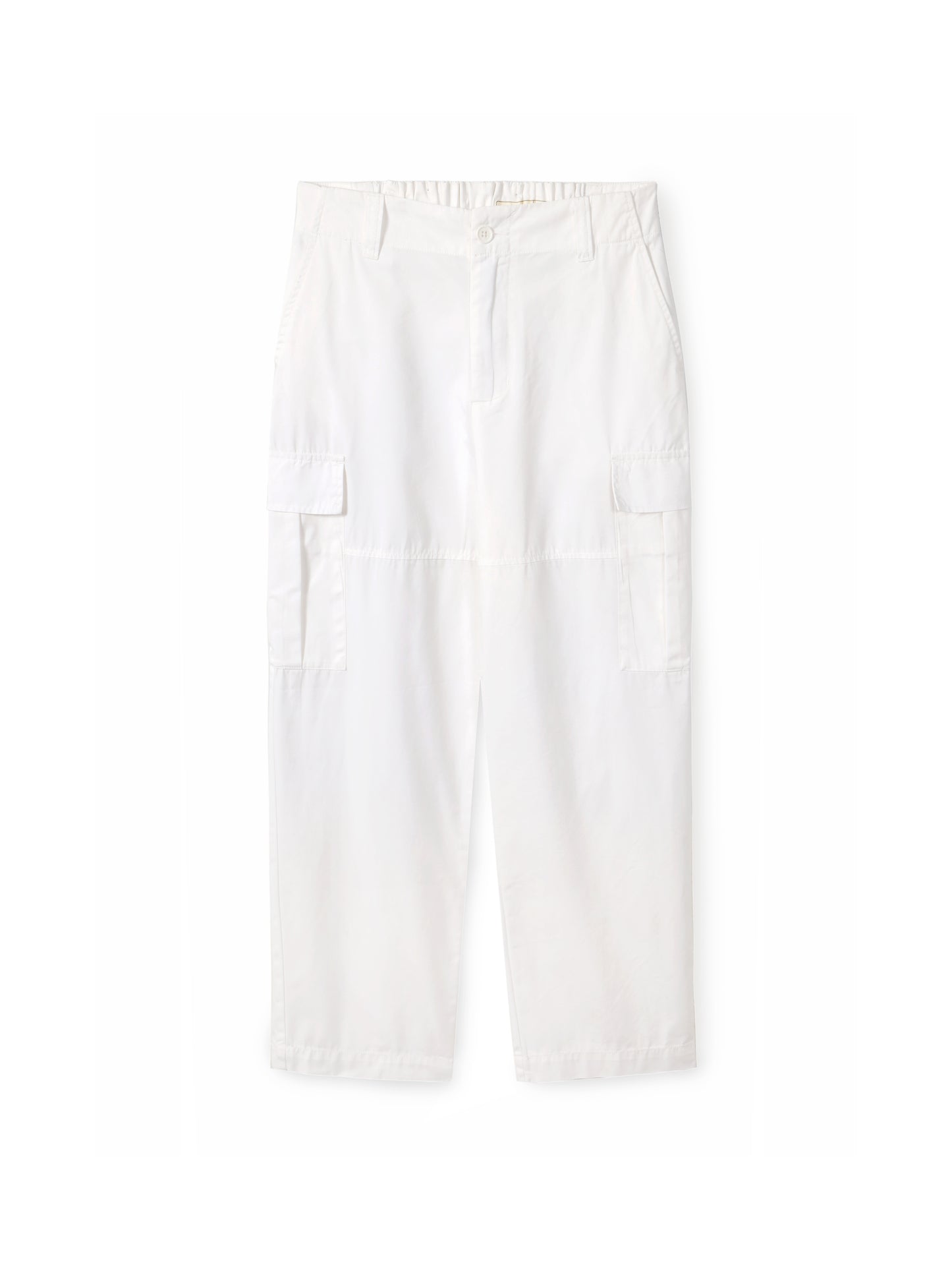 Fly Front Wide Leg Cargo