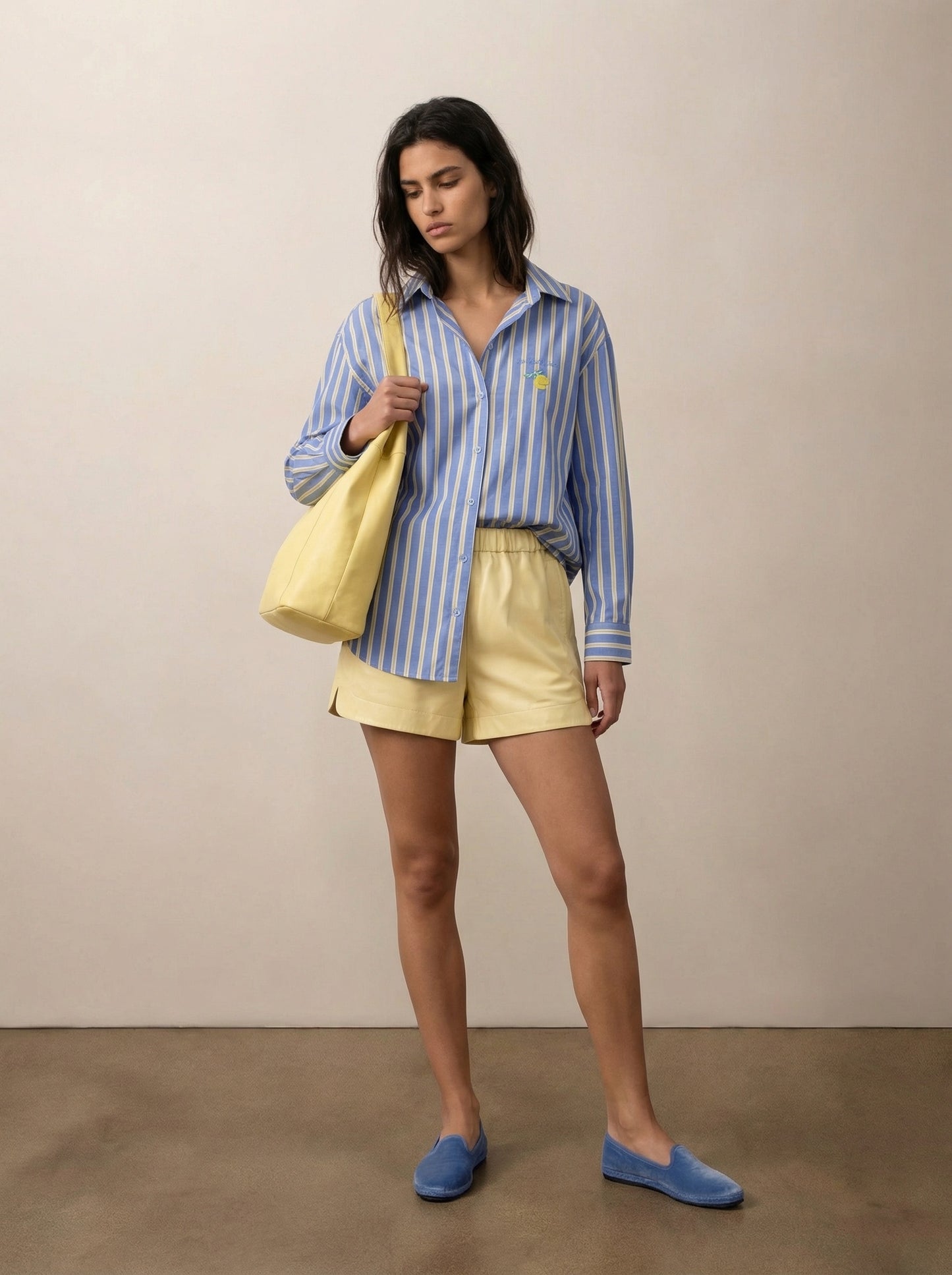 מכנס קצר עור