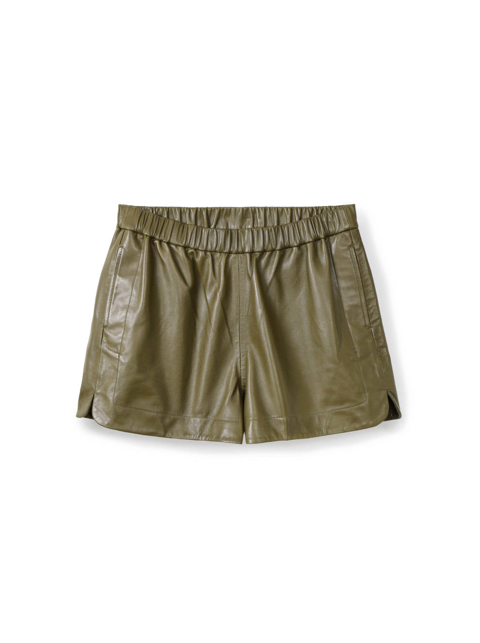 Leather shorts