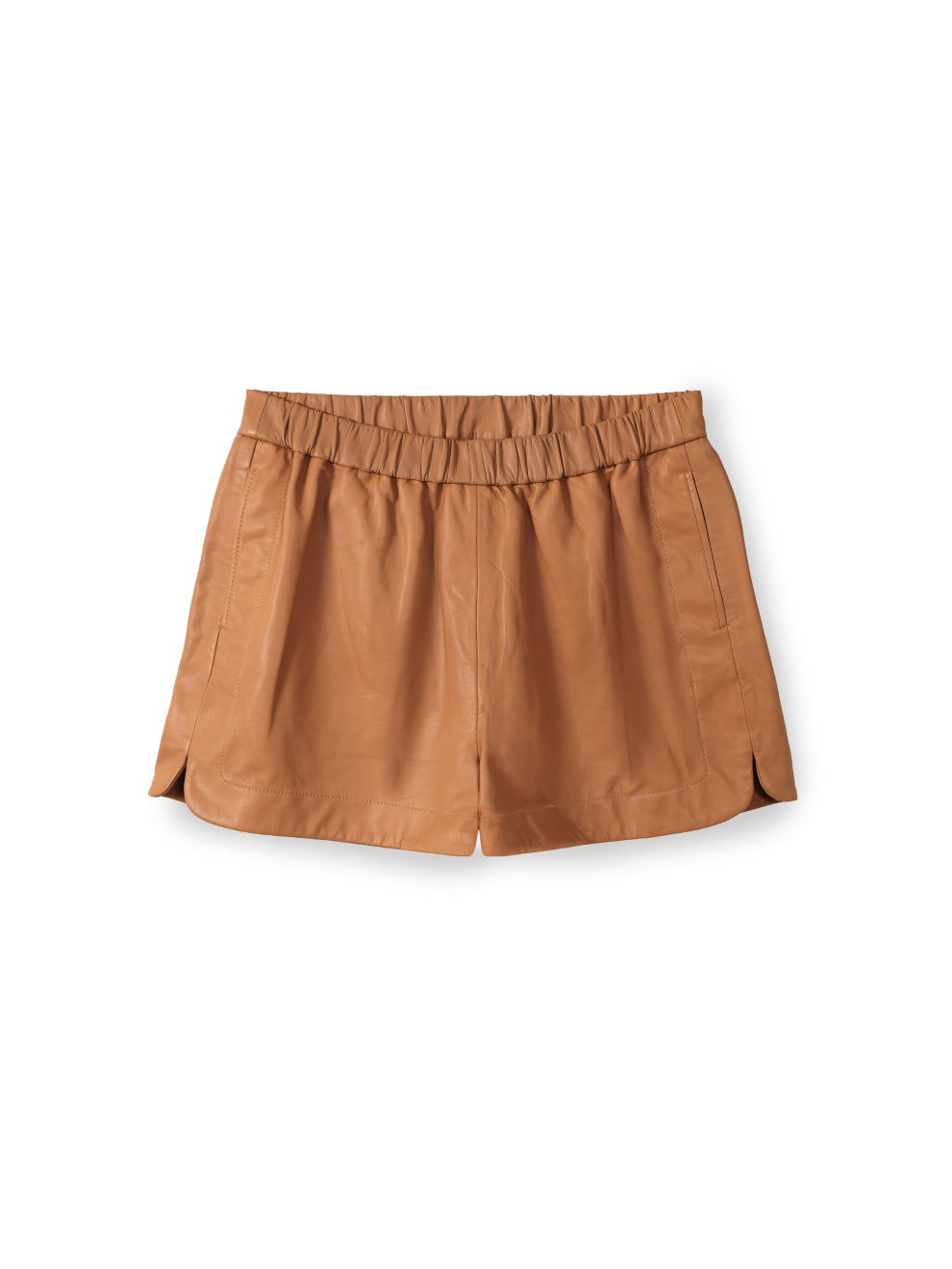 Leather shorts