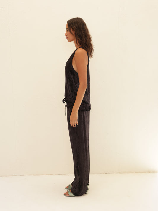Velvet Track Pants