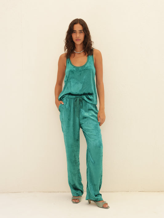 Velvet Track Pants