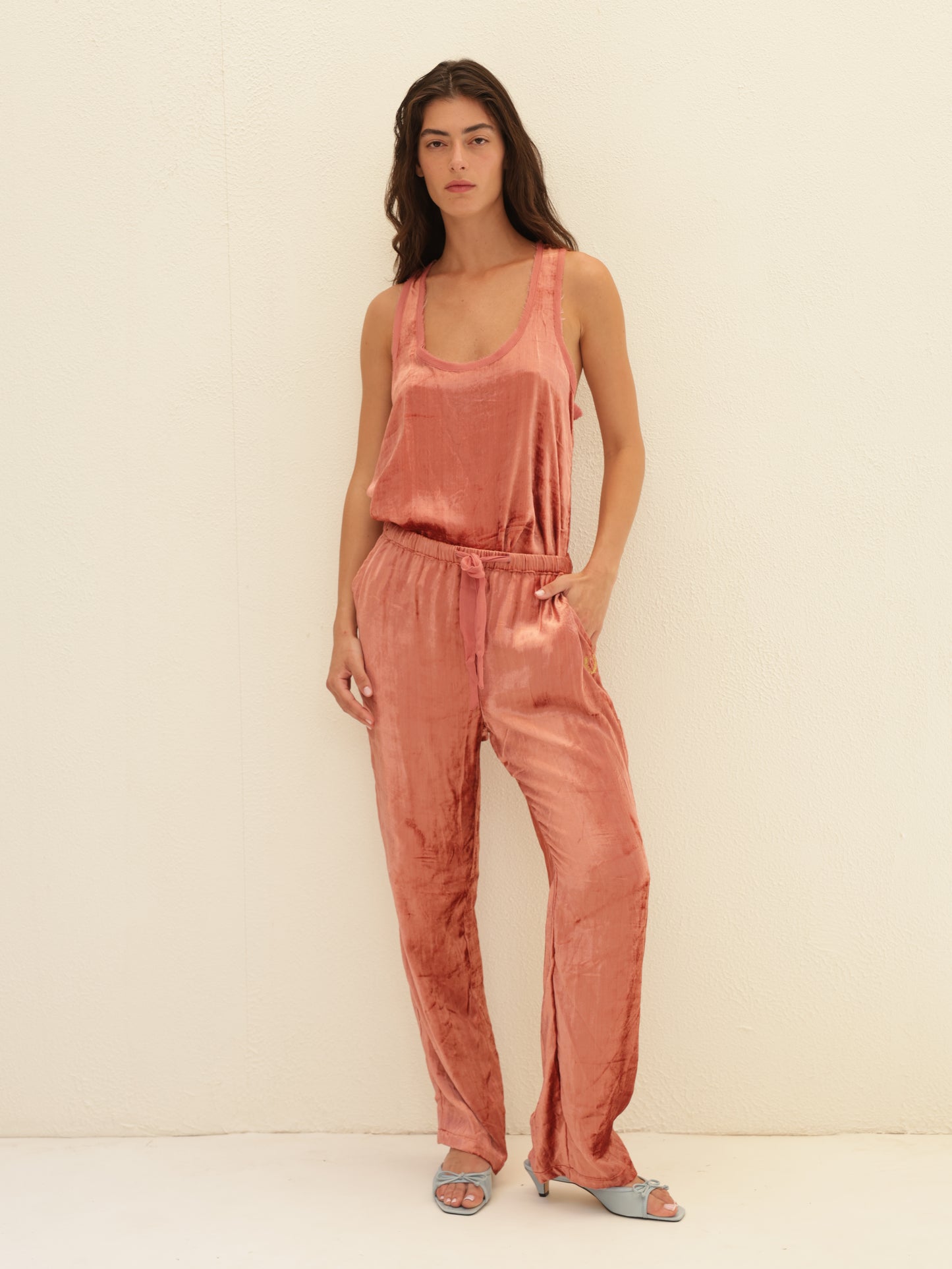 Velvet Track Pants