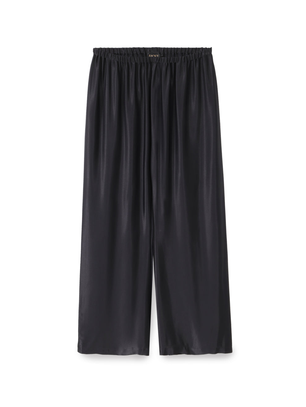 Wide-Leg Elastic Waist Pants