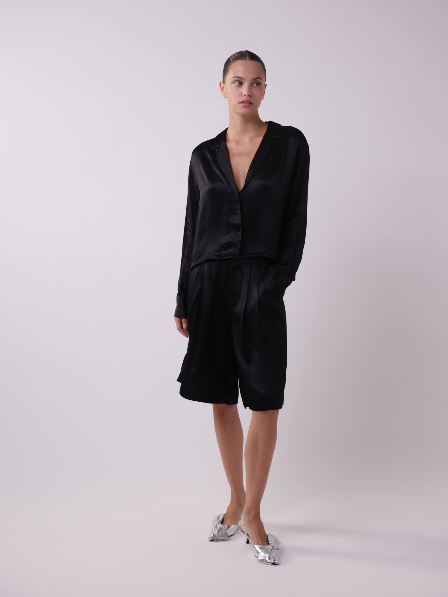 Bermuda Satin Pants