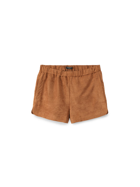 Suede shorts