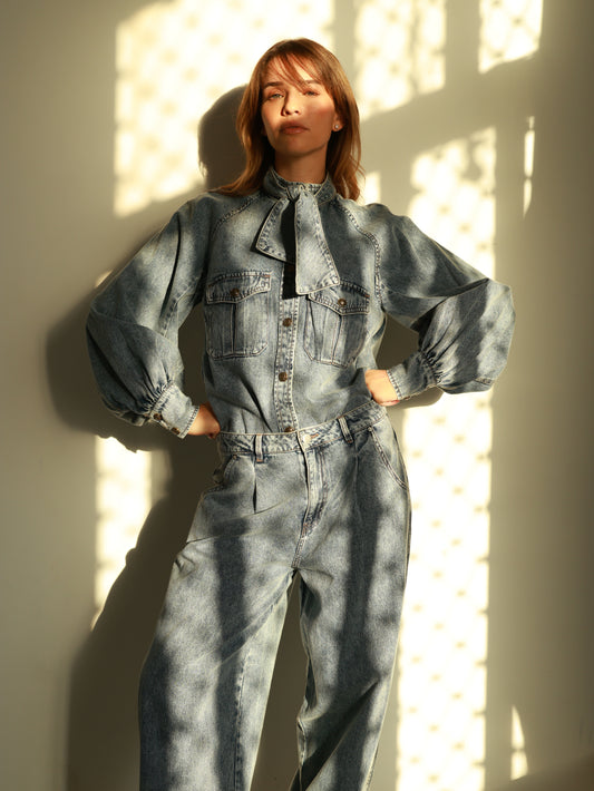 Isla Tie-Neck Shirt