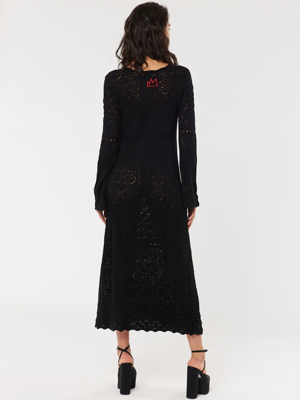 Giselle Scallop Knitted Dress