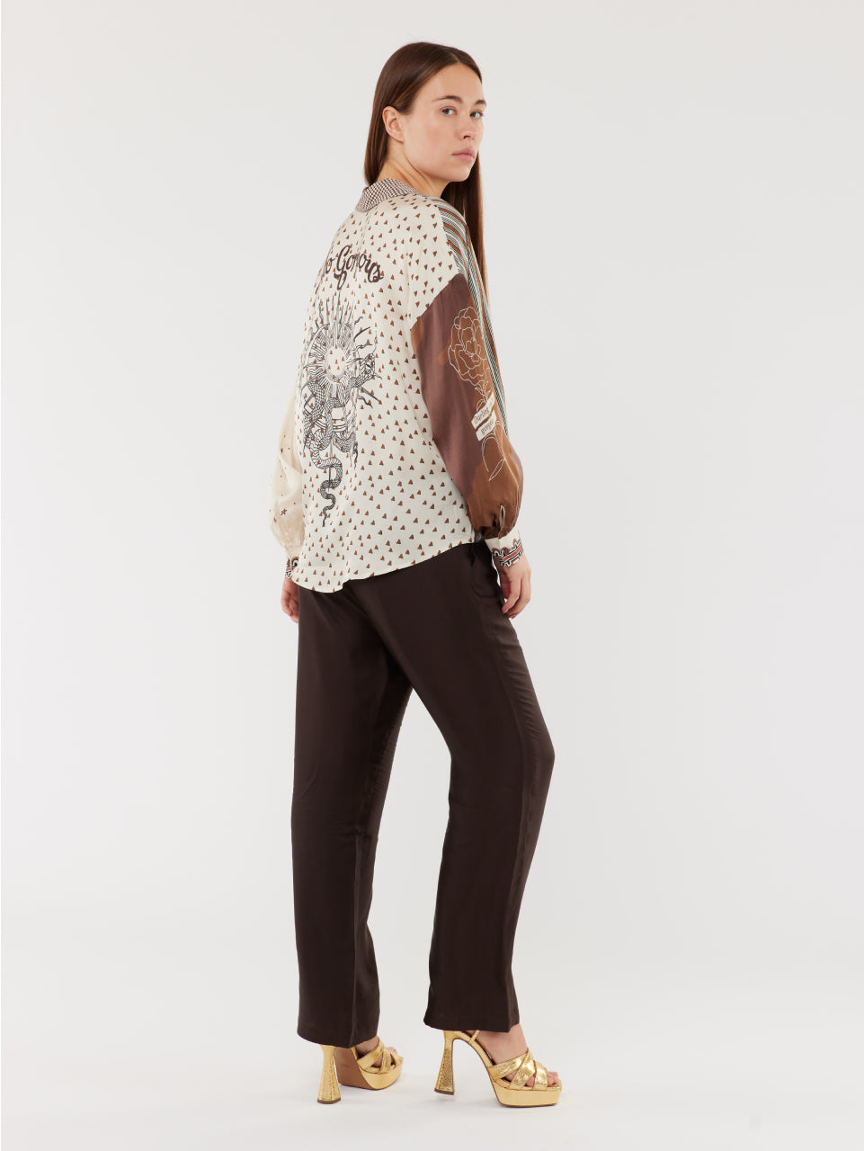 Sofia Tie-front Blouse