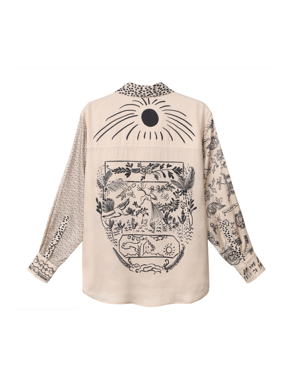 Isabel Mixed Print Shirt