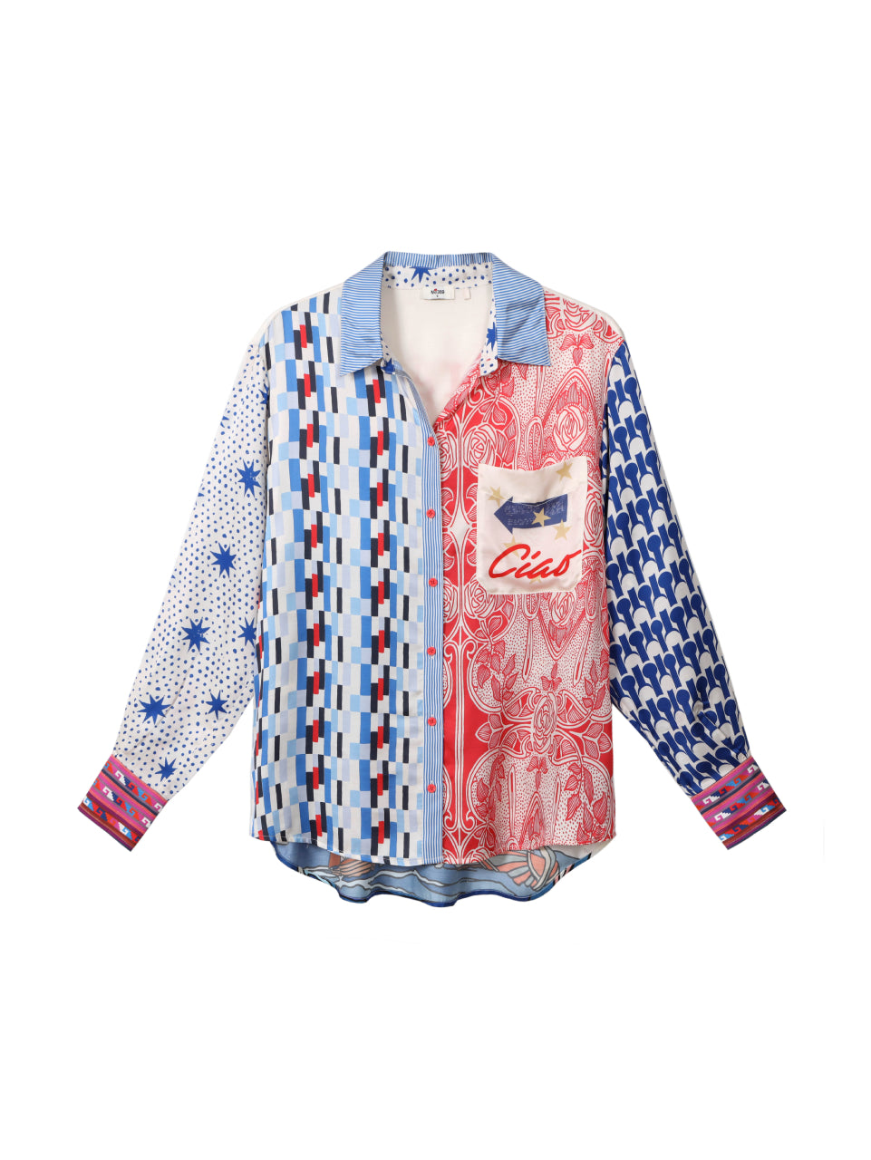 Isabel Mixed Print Shirt