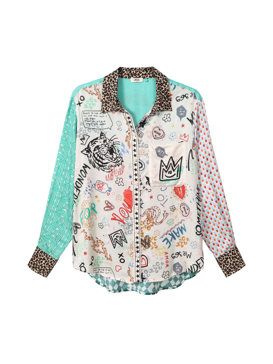 Isabel Mixed Print Shirt