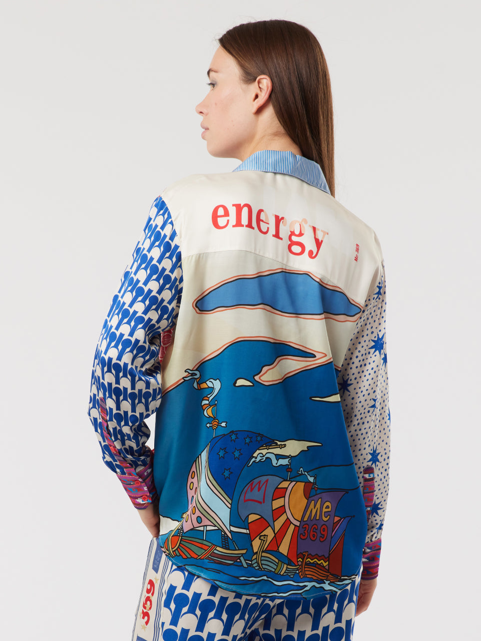 Isabel Mixed Print Shirt
