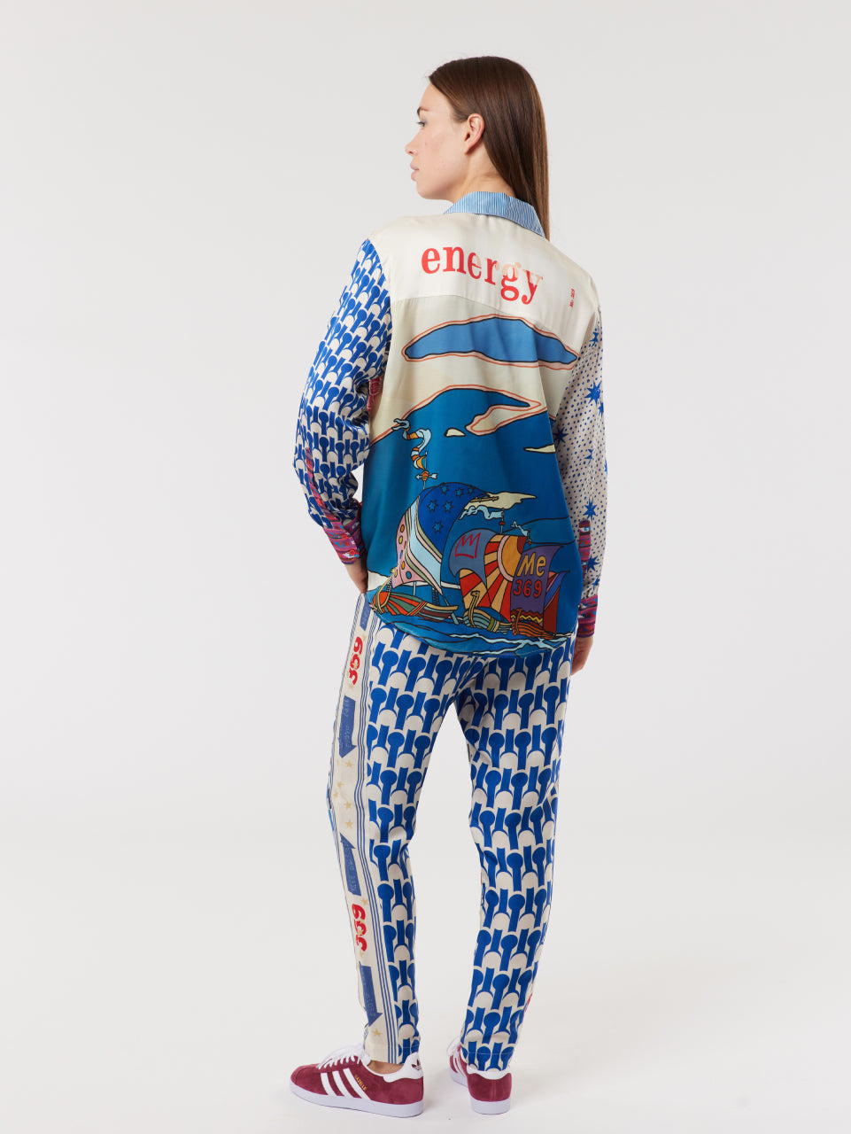 Isabel Mixed Print Shirt