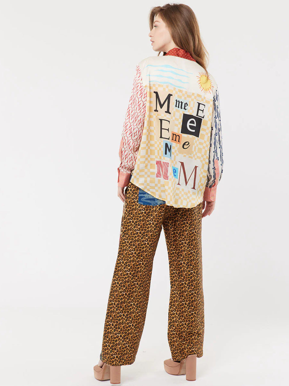 Isabel Mixed Print Shirt