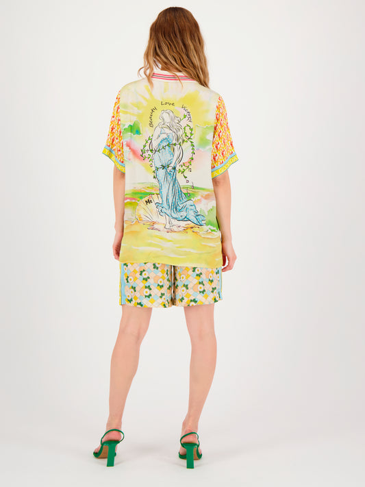 Lilian Knit Collar Shirt