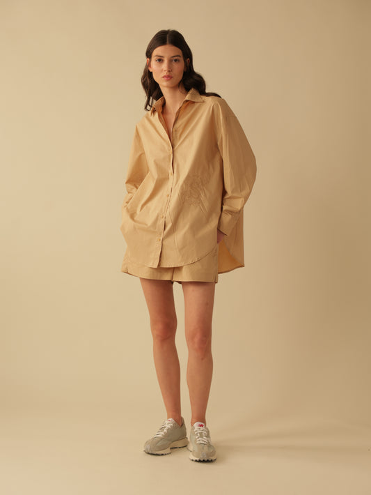 Long Sleeve Button Front Shirt