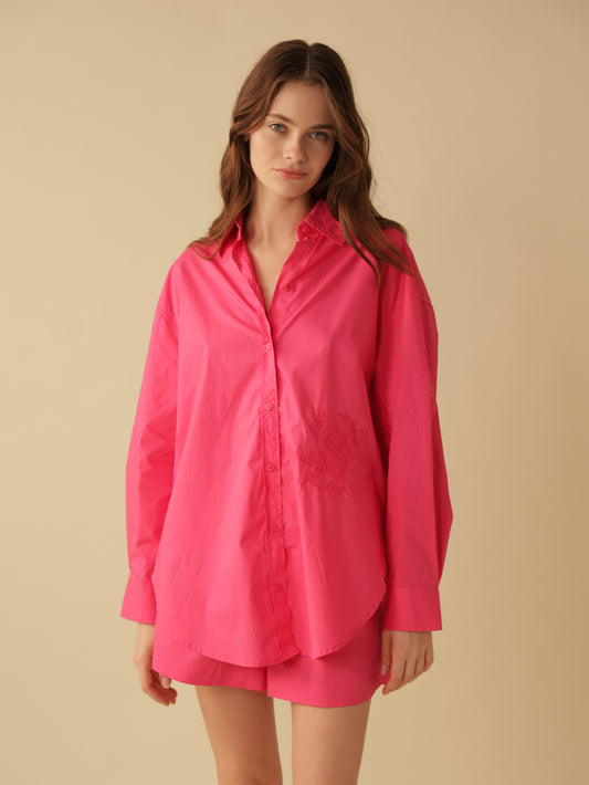 Long Sleeve Button Front Shirt