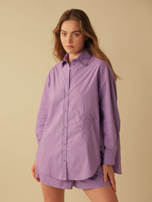 Long Sleeve Button Front Shirt