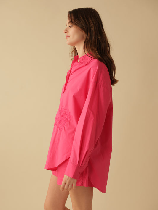 Long Sleeve Button Front Shirt