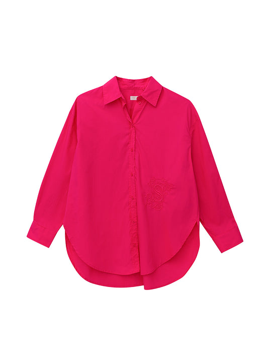 Long Sleeve Button Front Shirt