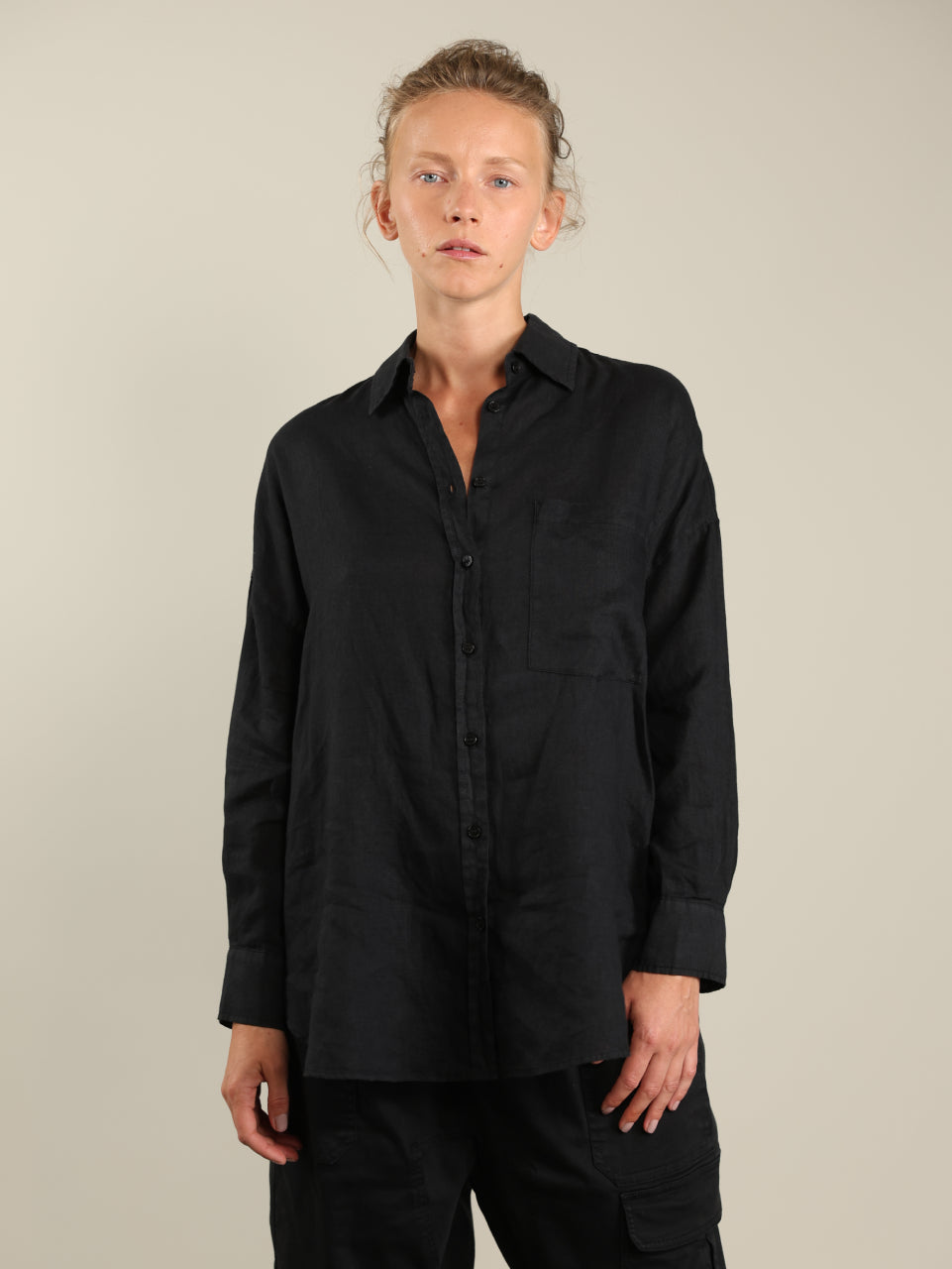 Button Up Linen Shirt