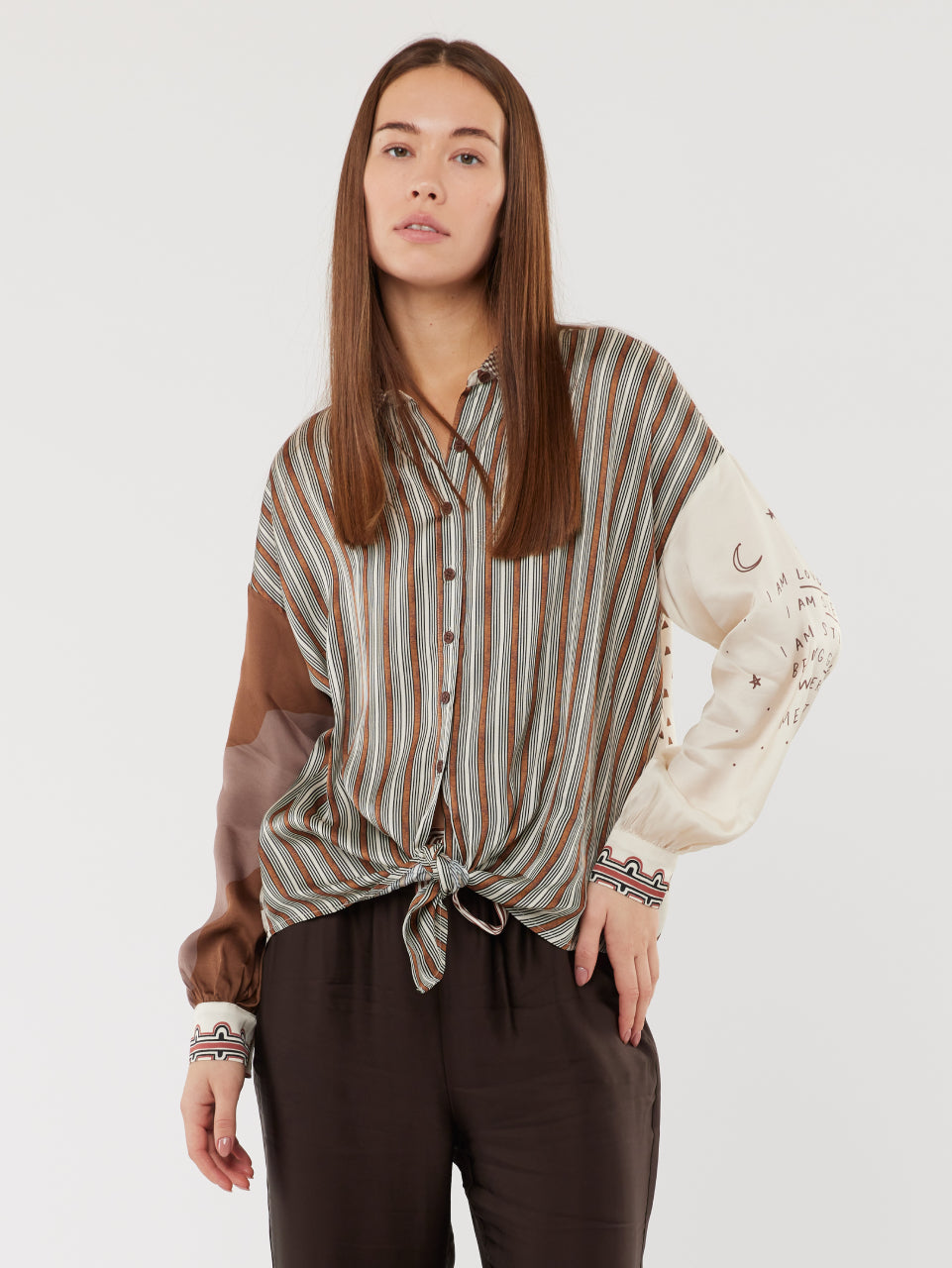 Sofia Tie-front Blouse