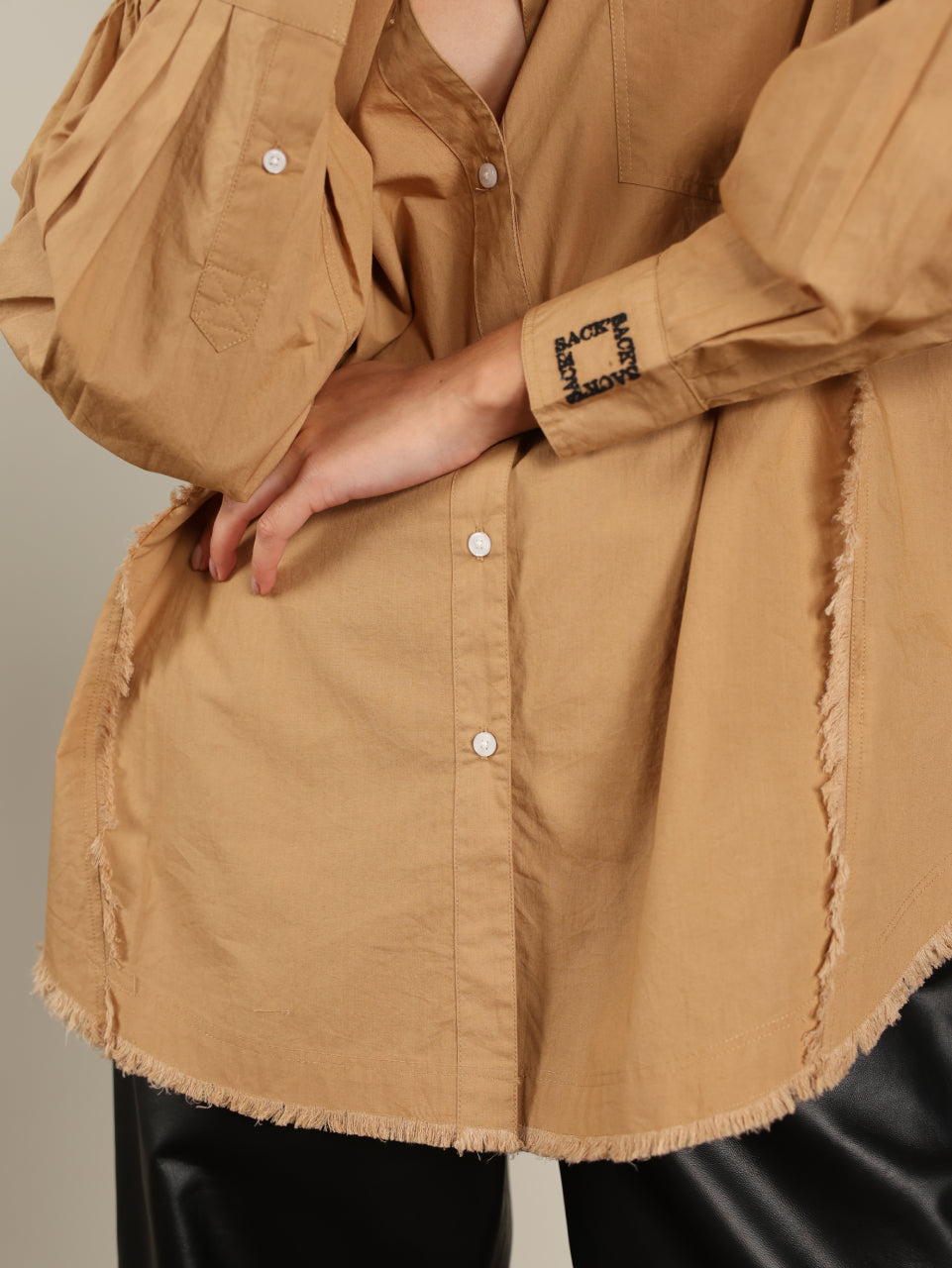 Men's Shirt with Cuts
