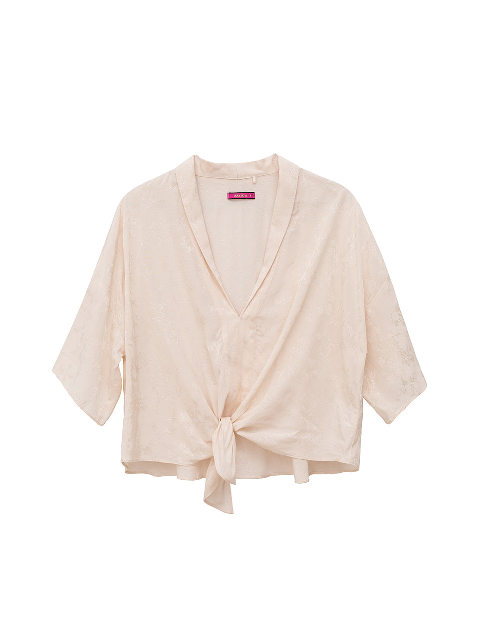 Long Sleeve Cropped Blouse