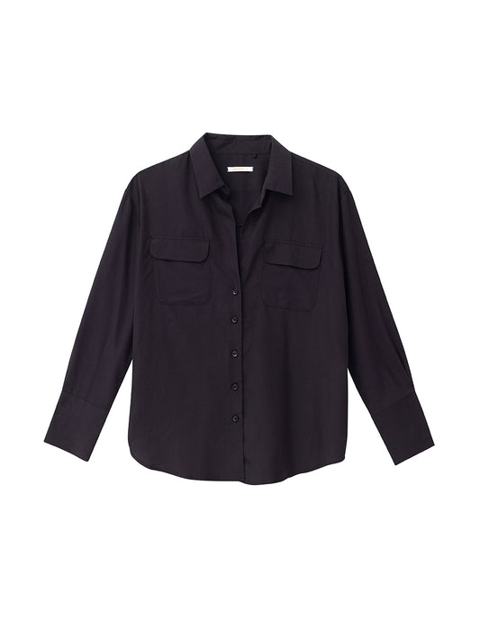 Long Sleeve Button Front Shirt