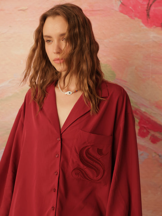 Long Sleeve Button Front Shirt