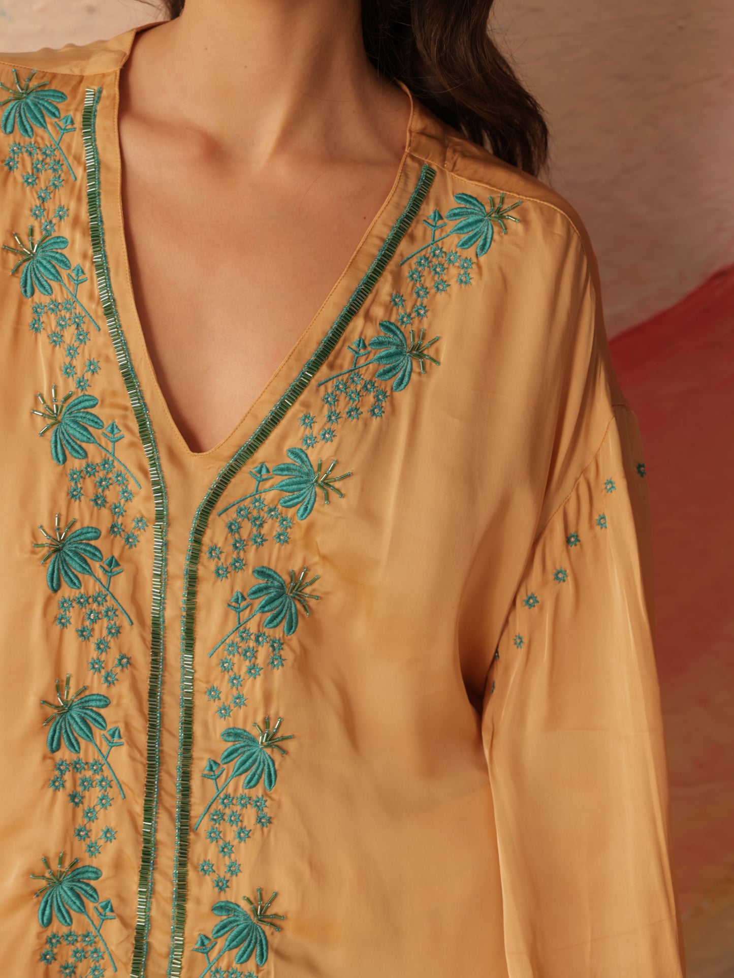 Bohemian Embroidered Shirt