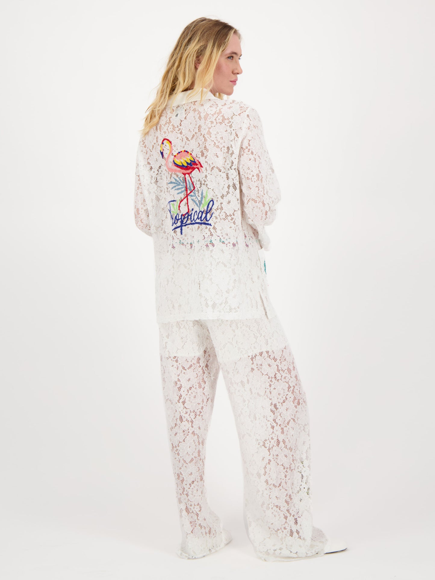Eli Lace Shirt With Pockets