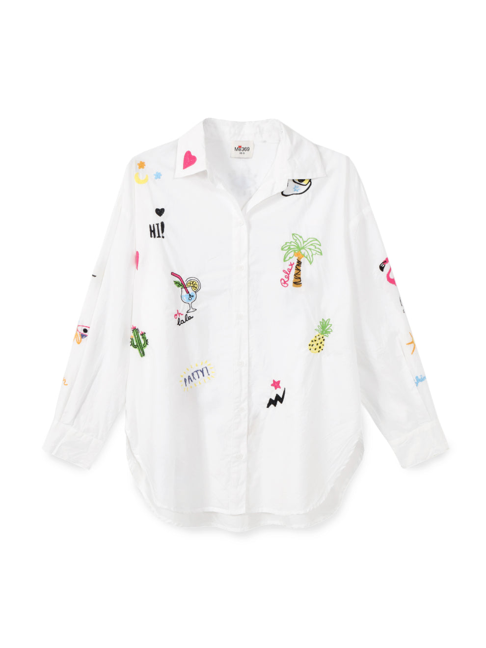 Madison Oversized Emb Shirt