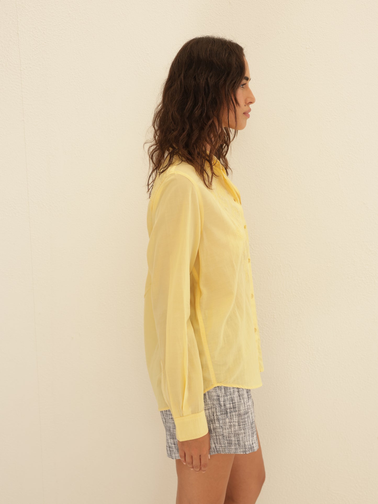 Embroidered Button-down Shirt