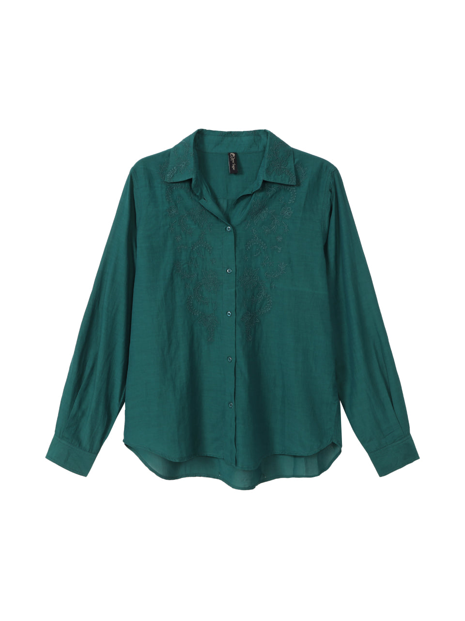 Embroidered Button-down Shirt