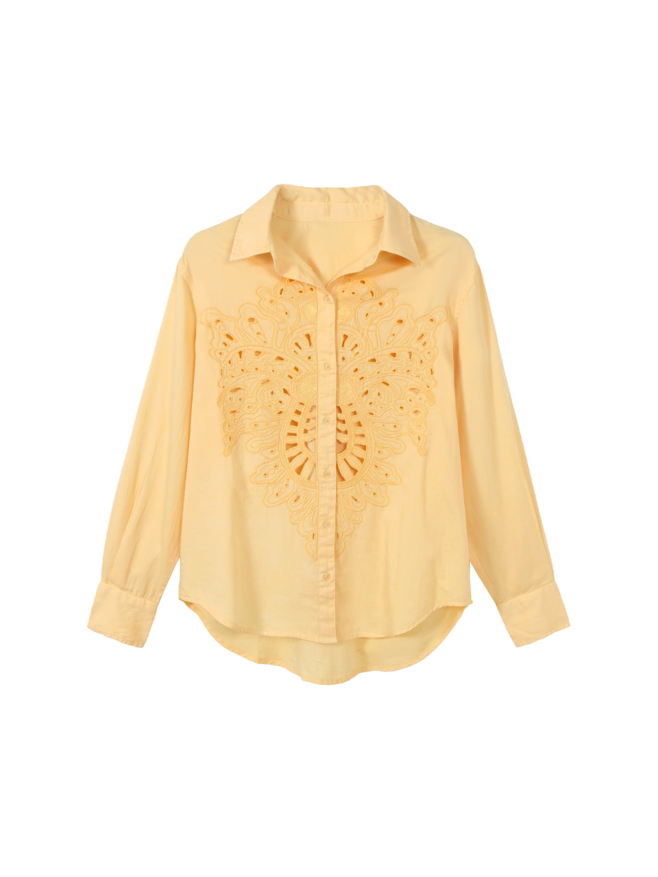 Embroidered Button-up Shirt