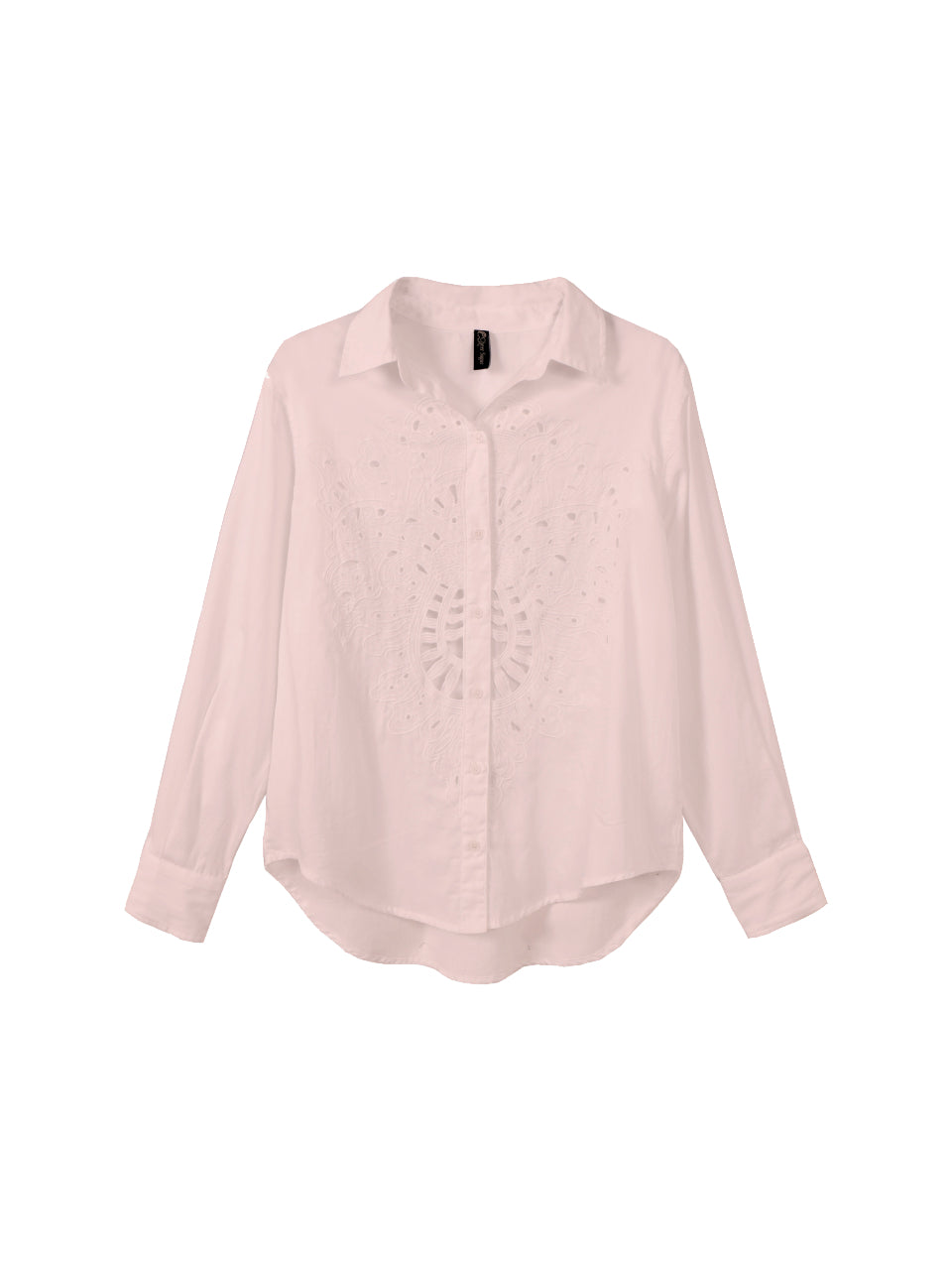 Embroidered Button-up Shirt