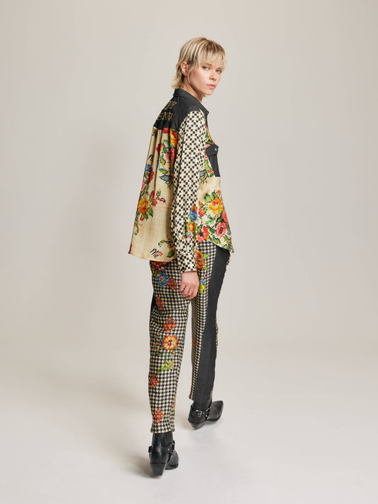 Kai Shirt Combined With Denim