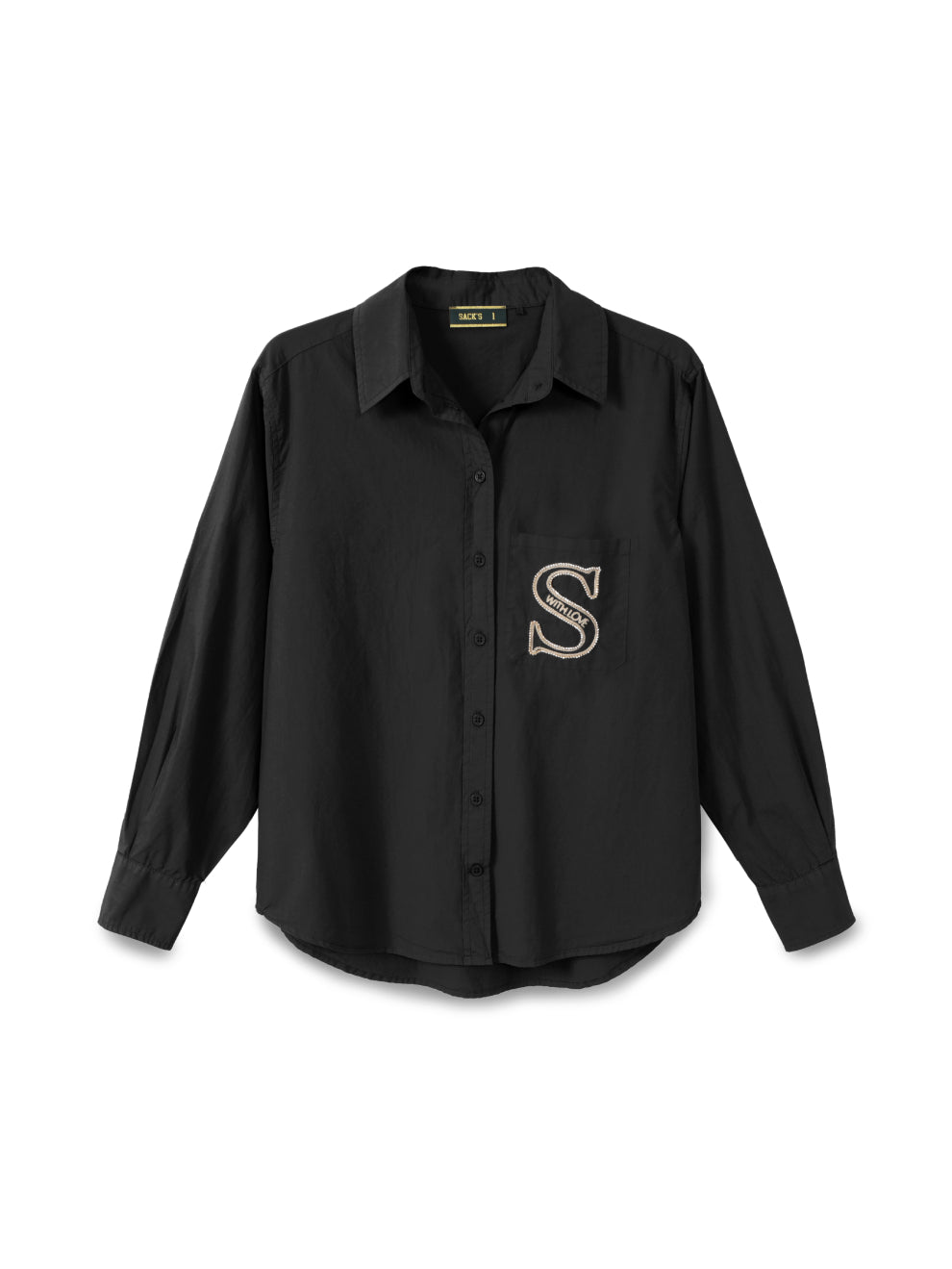 Embroidered Button-up Shirt